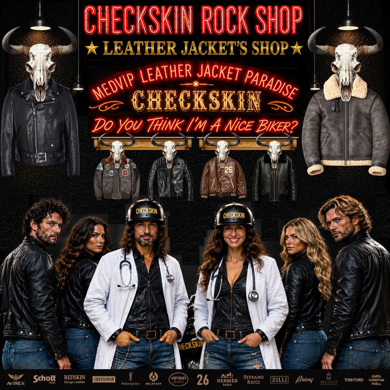 Leather Jackets FOR SALE